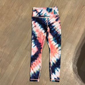Athleta size xxs rainbow leggings